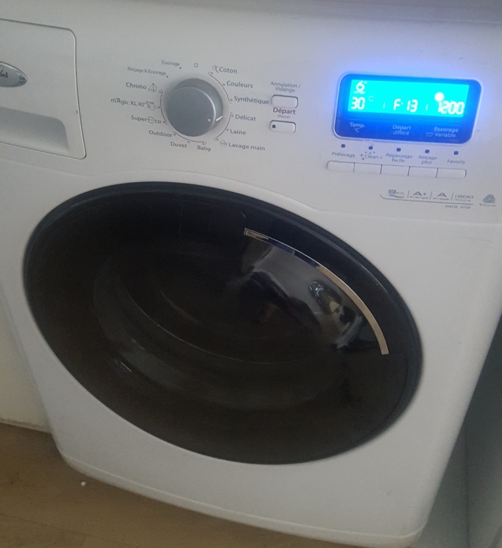 Code f06 lave linge whirlpool