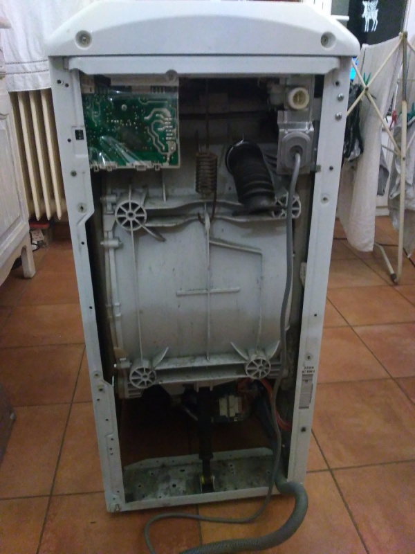 Tambour bloqué lave linge frontal