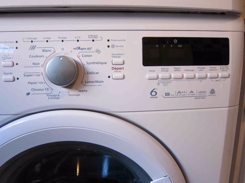 Reset lave linge whirlpool
