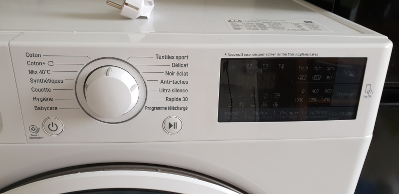 Lave linge lg fh4u2vfn3