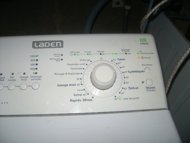 Lave linge top laden