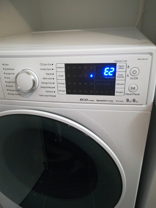 Lave linge sechant daewoo