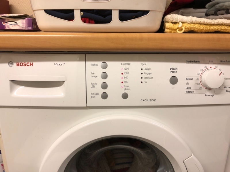Lave linge bosch maxx 7 tambour ne tourne plus