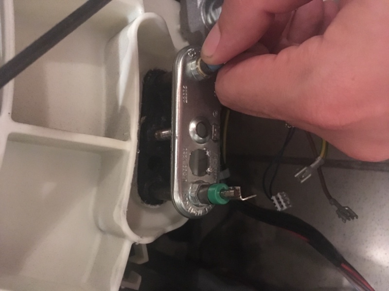 Demontage resistance lave linge