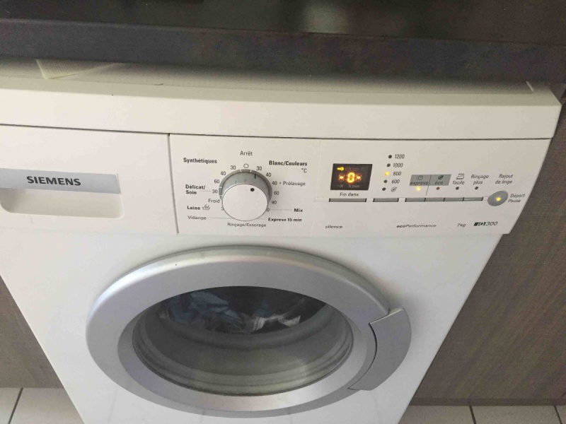 Lave linge siemens iq700