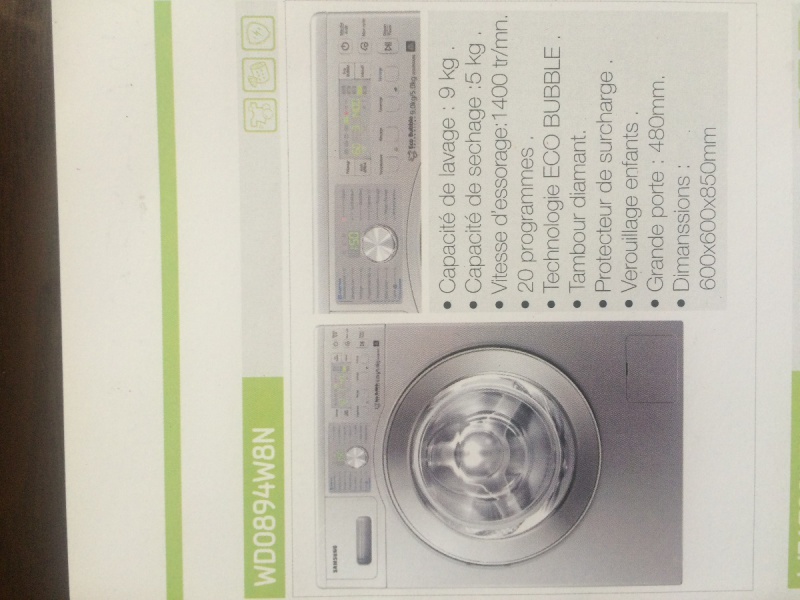 Reparation lave linge samsung