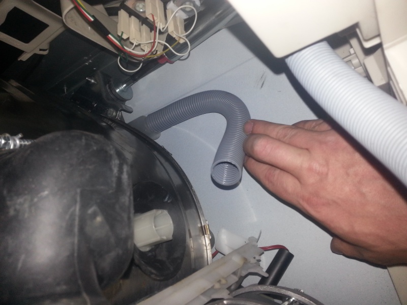 Fuite d'eau lave linge