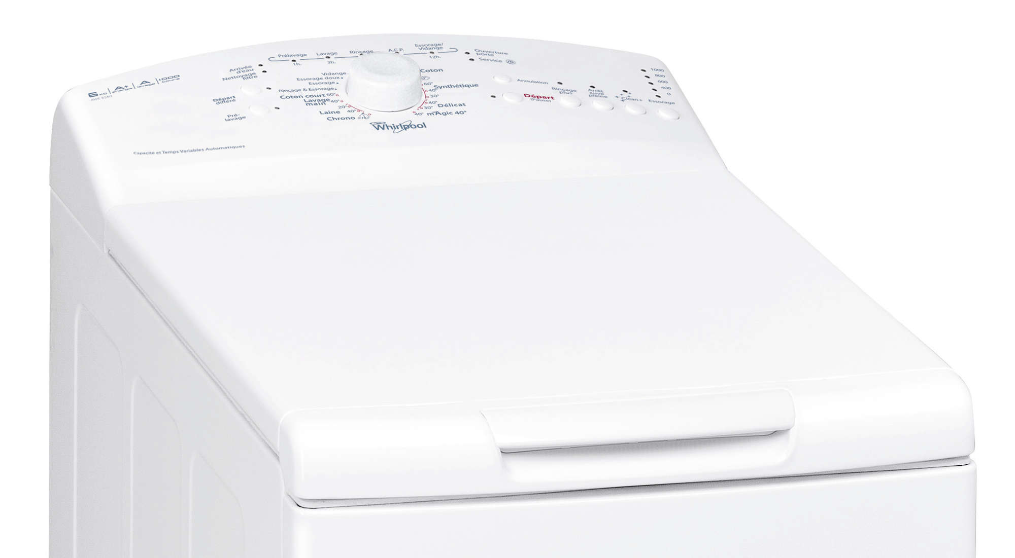 Lave linge whirlpool awe 6560