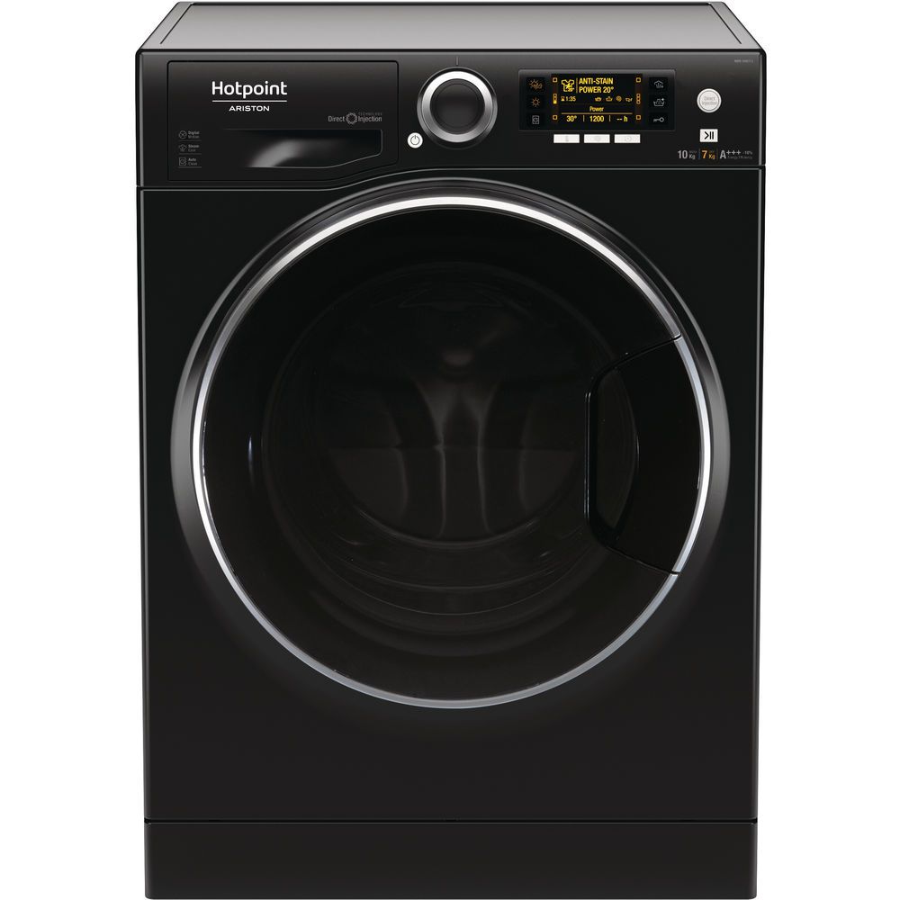 Lave linge hotpoint noir