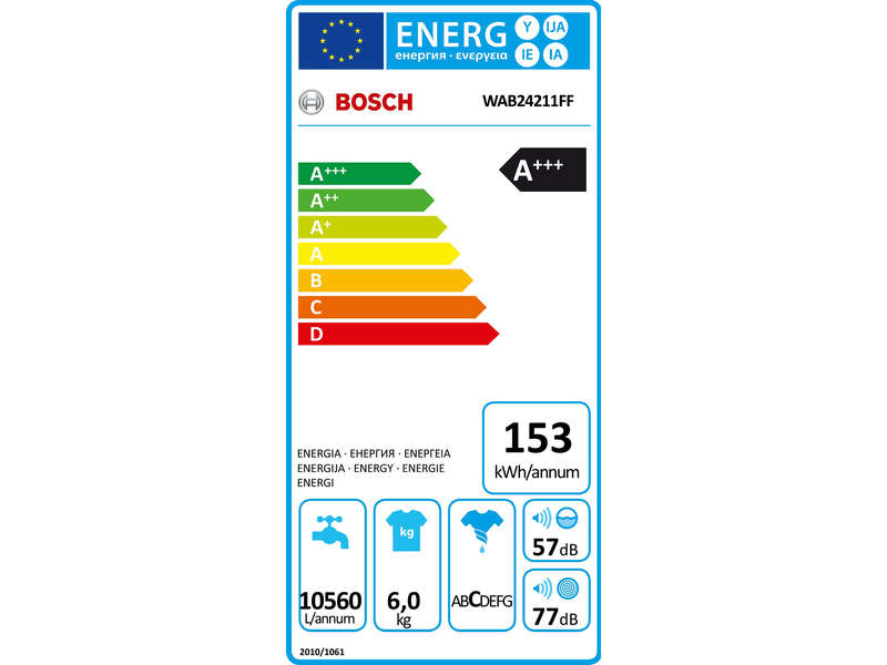 Lave linge hublot bosch wab24211ff
