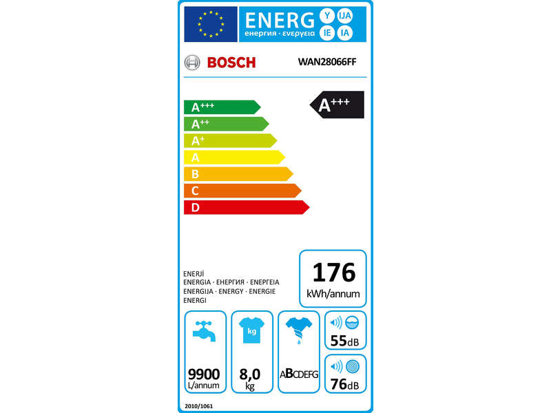 Lave linge bosch wan28066ff