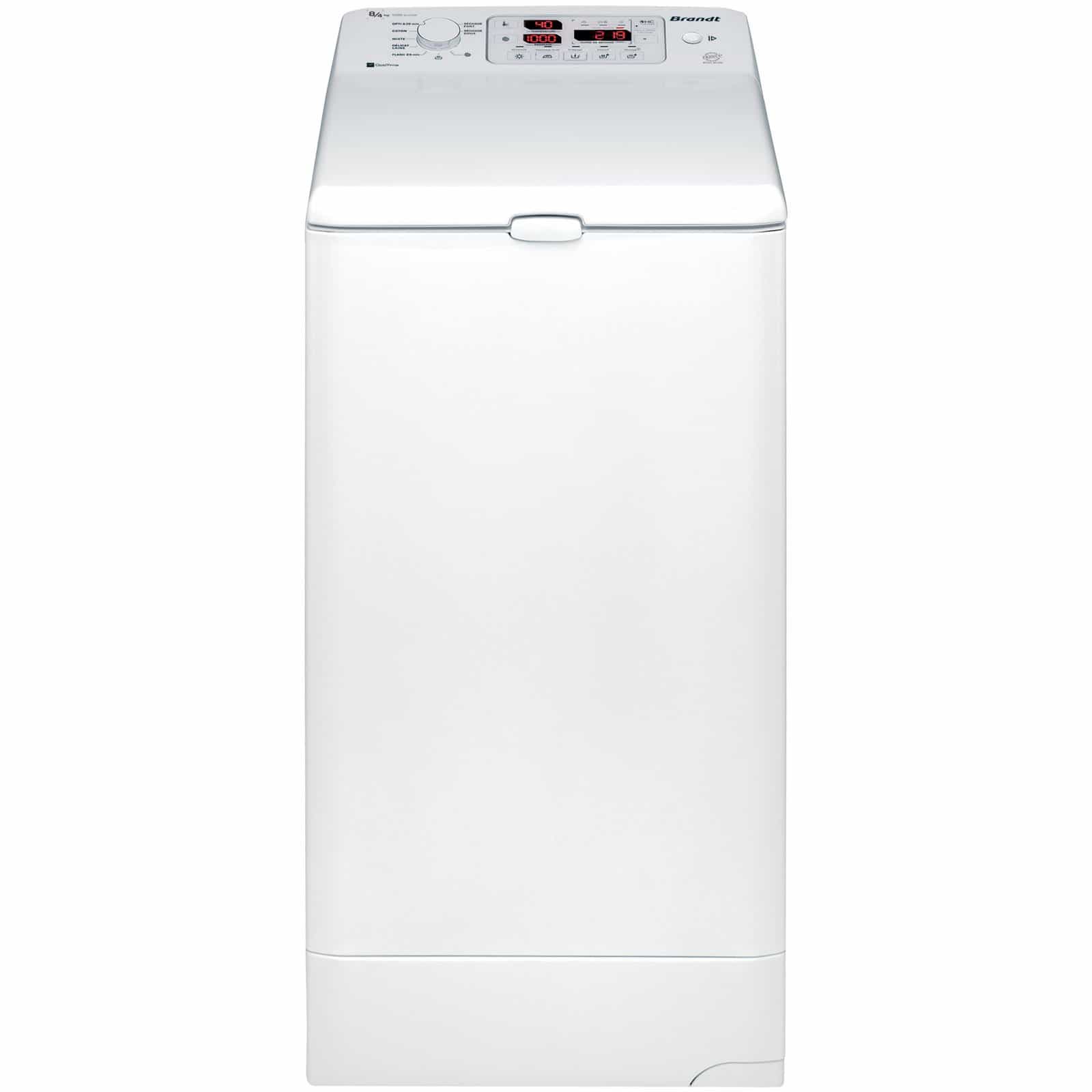 Lave linge ouverture dessus