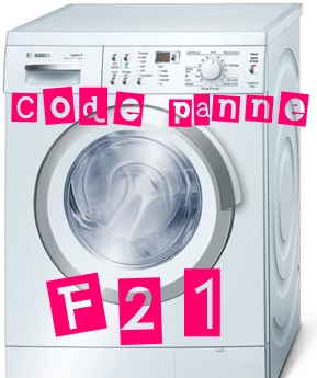 Code panne lave linge bosch maxx 7