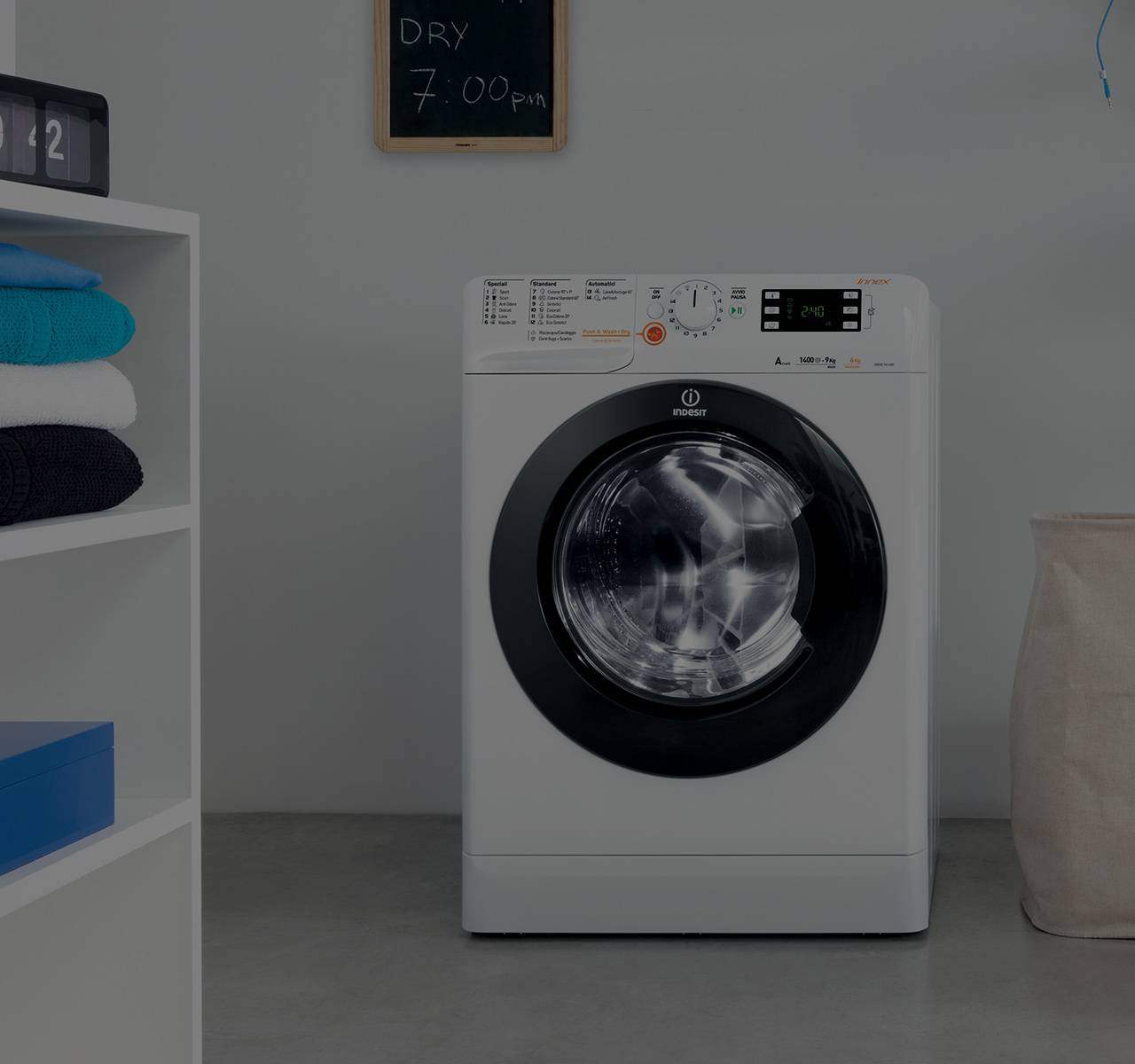 Lave linge sechant slim