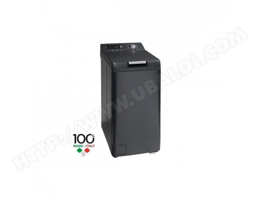 Lave linge top noir