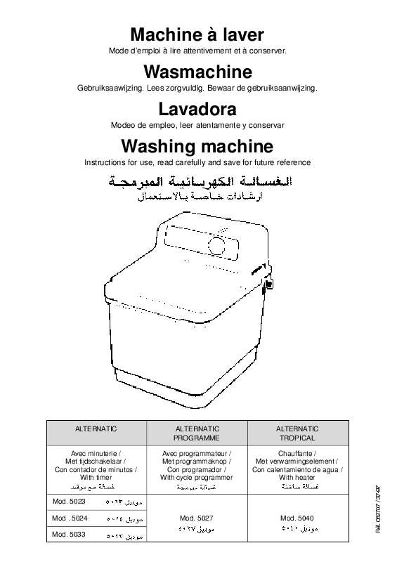 Lave linge portable calor