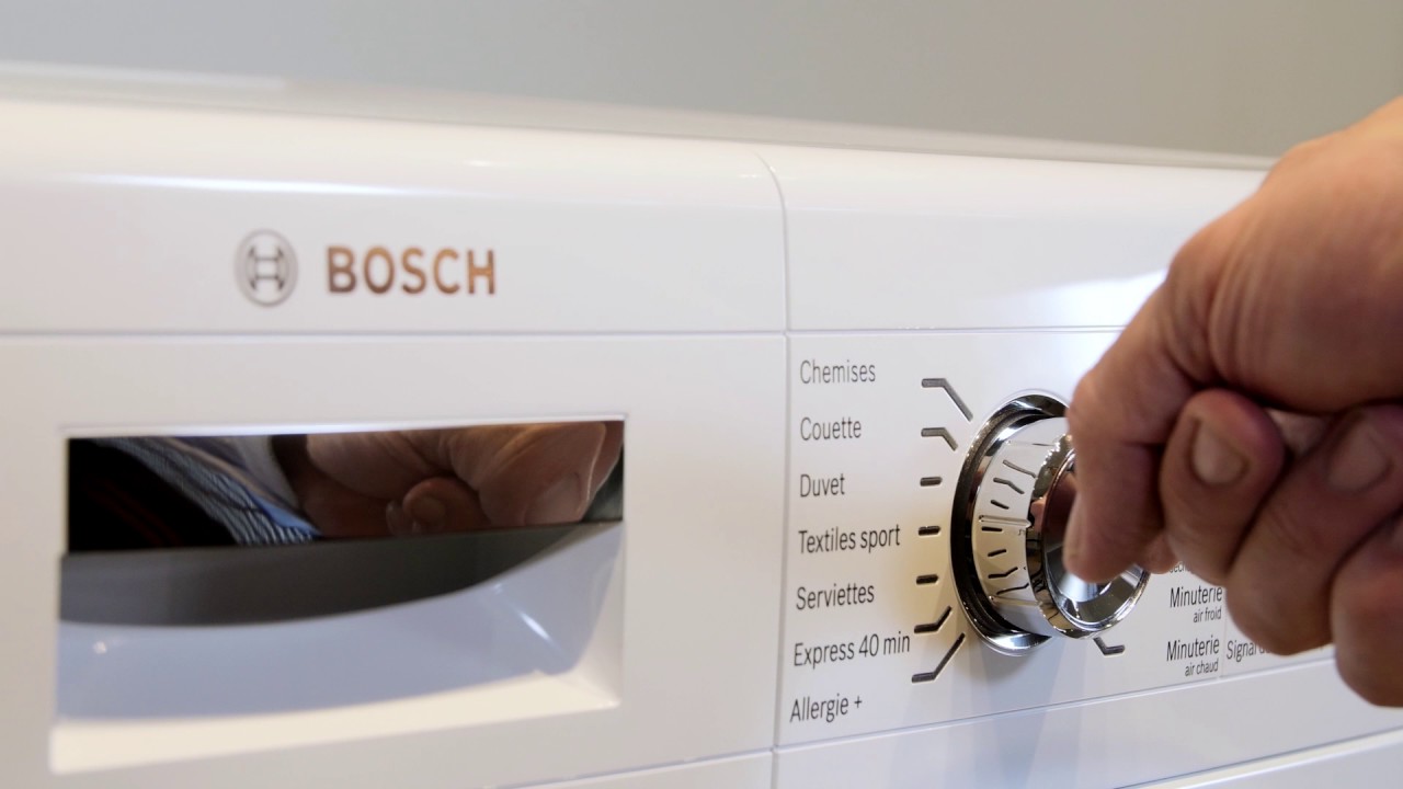 Nouveau lave linge bosch
