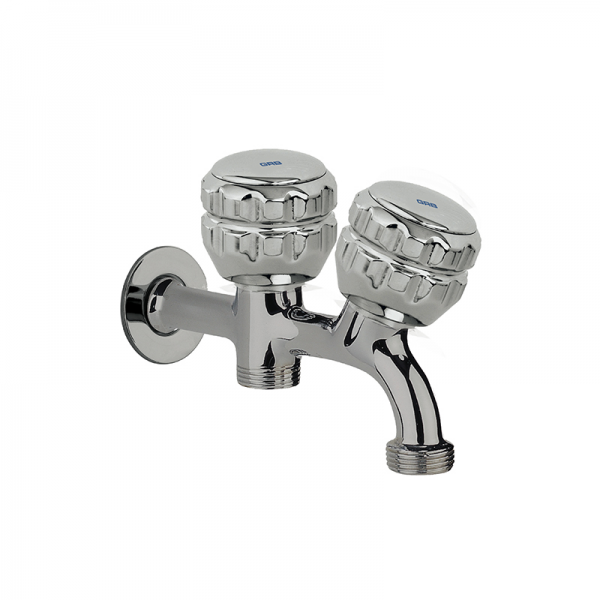 Robinet double lave linge