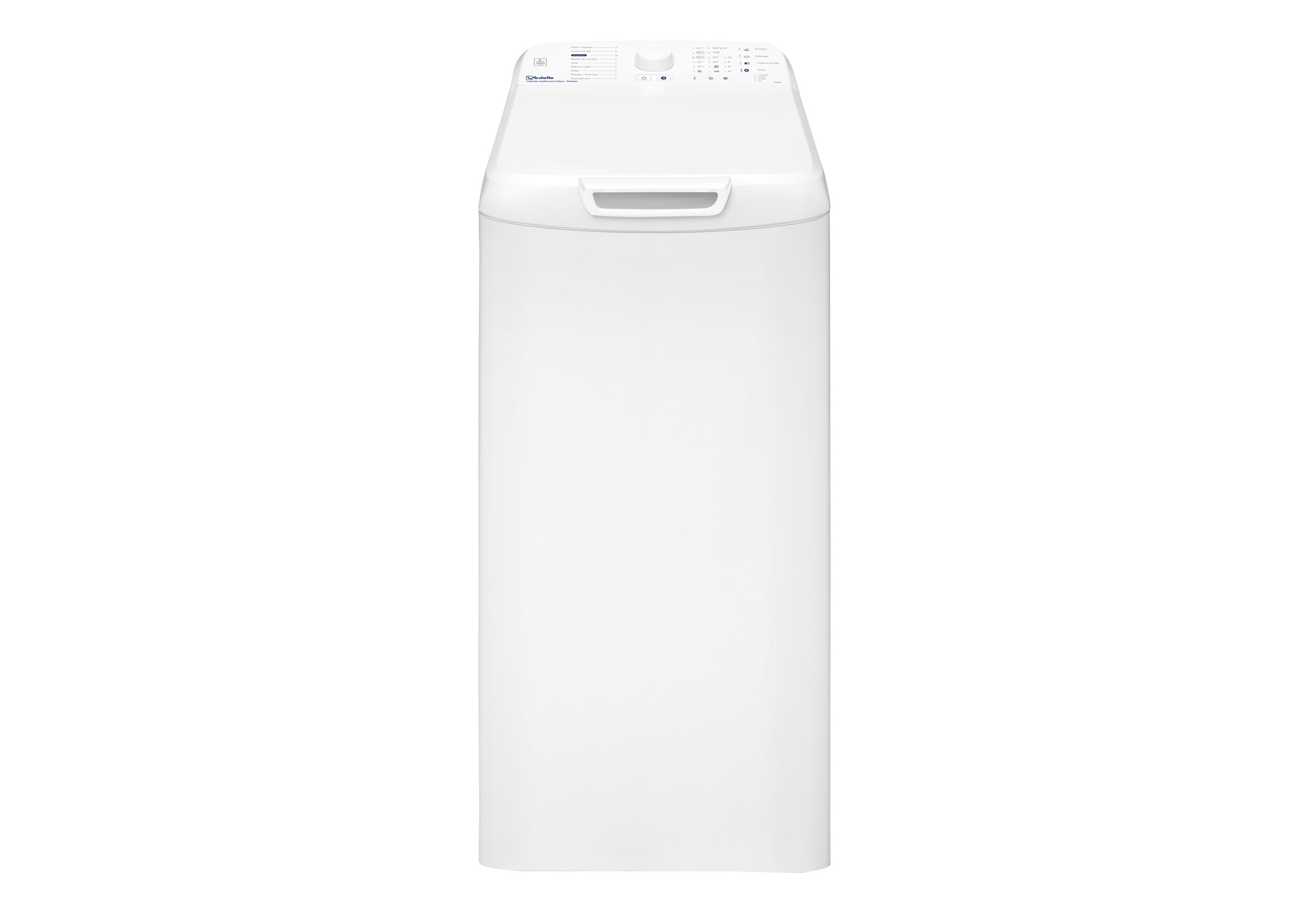 Lave linge ouverture dessus