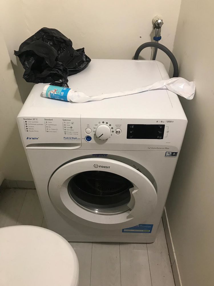 Lave linge hublot indesit xwa71452wfr