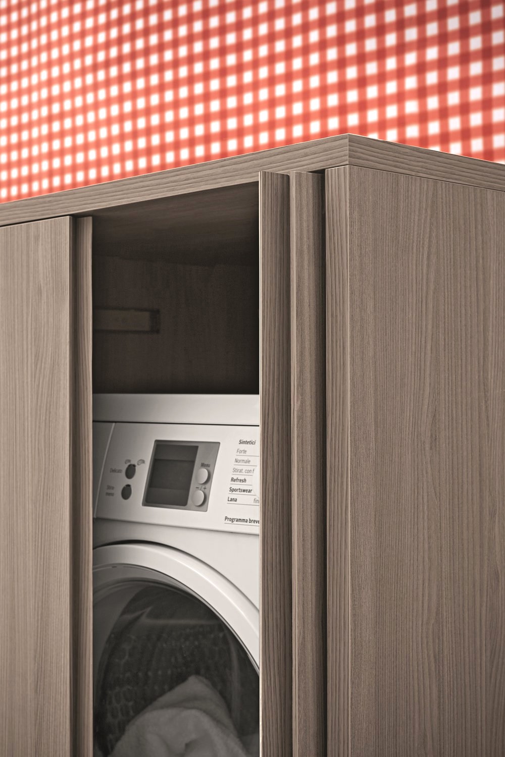 Meuble colonne pour lave linge et seche linge