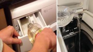 Lave linge vinaigre blanc