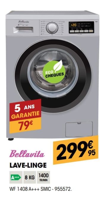 Lave linge valberg