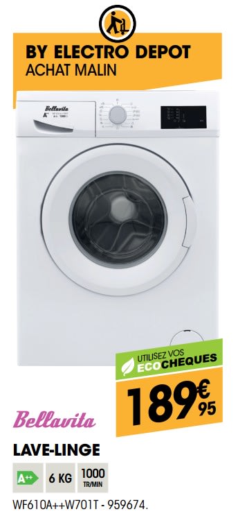 Lave linge top but