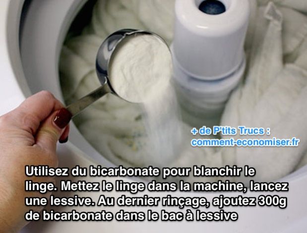 Nettoyer le lave linge avec du bicarbonate