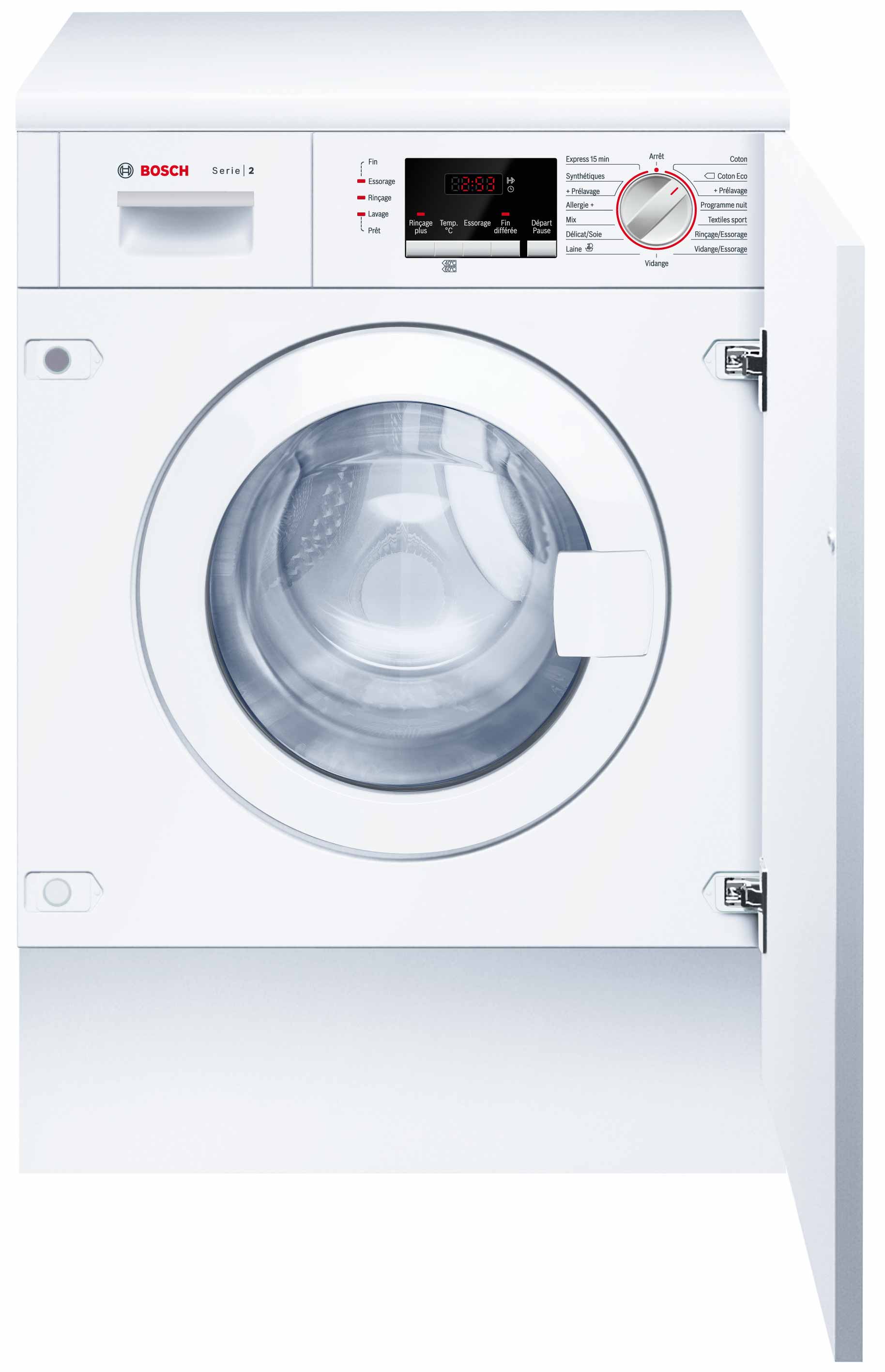 Lave linge frontal encastrable