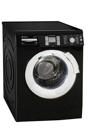 Lave linge séchant noir