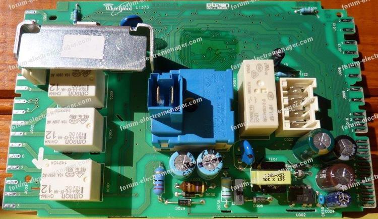 Carte electronique whirlpool lave linge