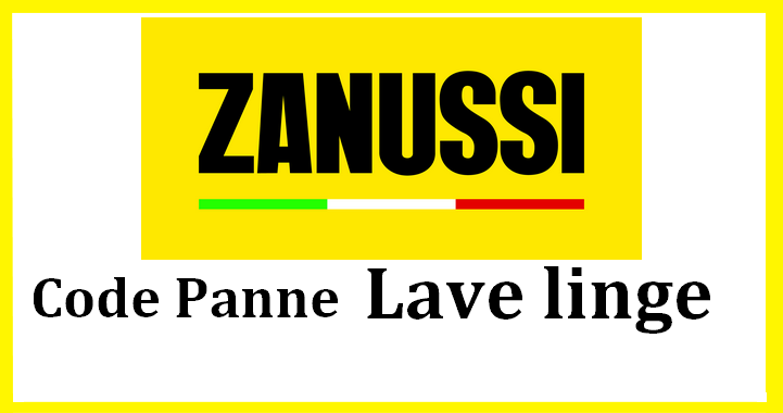 Code panne lave linge faure