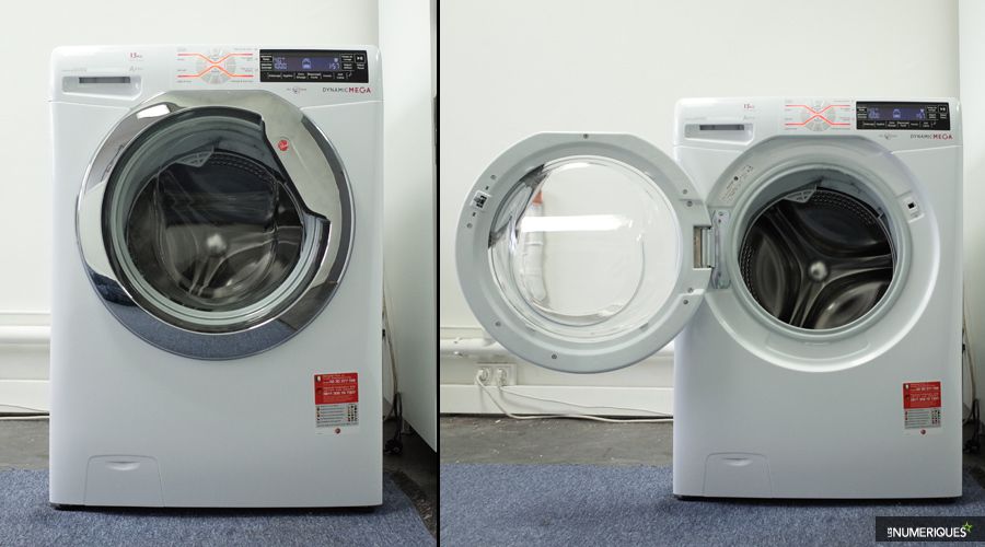 Lave linge hublot hoover dwfl 413 ah8/1-47
