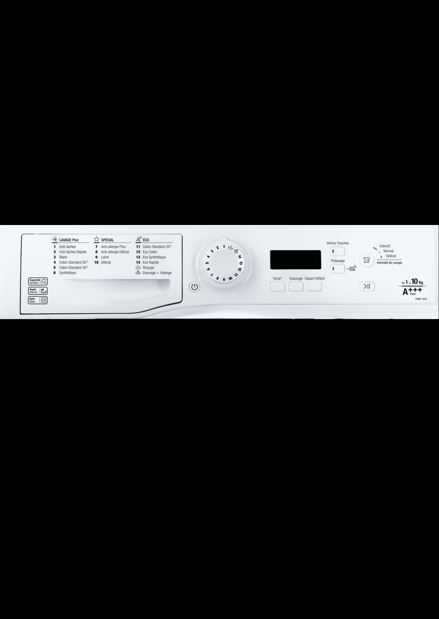 Duree cycle lavage lave linge