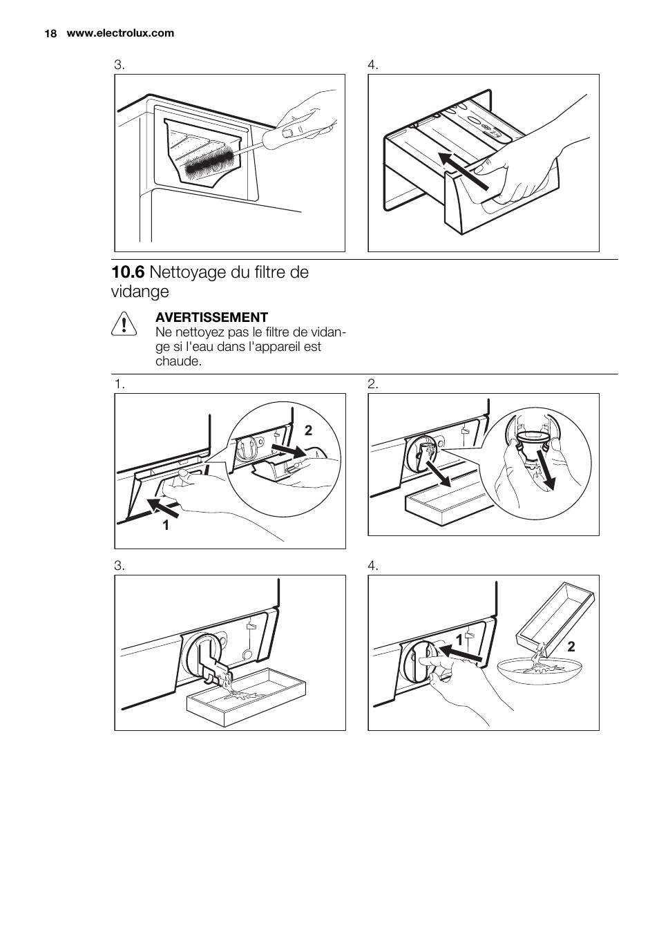Mode d'emploi lave linge electrolux time saver