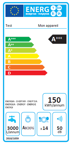 Consommation lave linge kwh