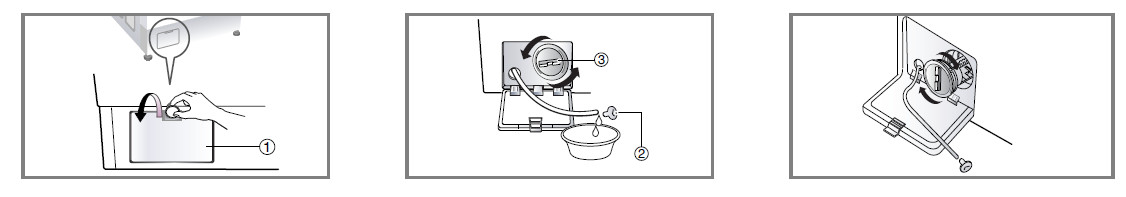 Comment acceder au filtre lave linge vedette