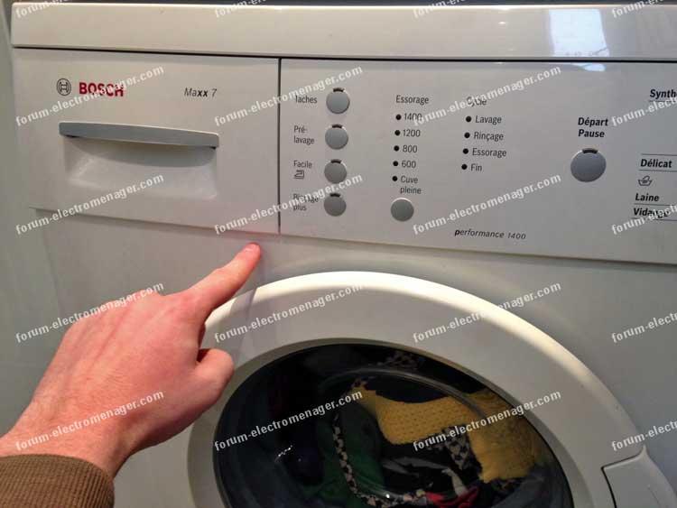 Lave linge bosch maxx 7 ne demarre pas