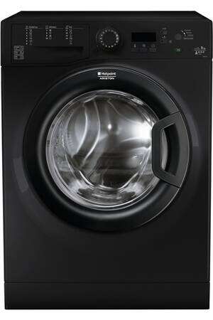 Lave linge sechant hotpoint noir