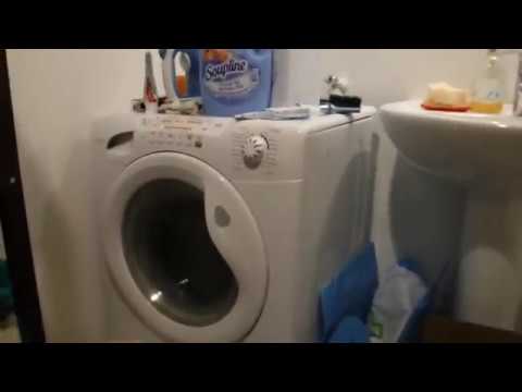 Lave linge sechant candy csw485d
