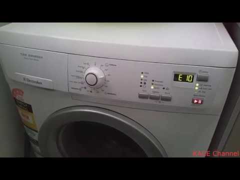 Reset lave linge electrolux