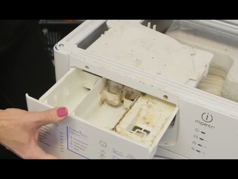 Lave linge compartiment lessive