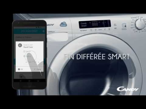 Lave linge ouverture hublot candy cs1281d3-47
