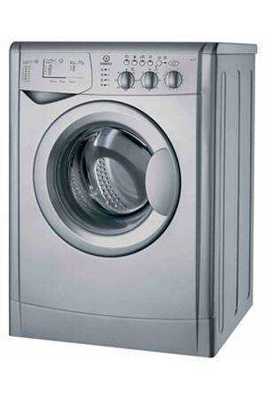 Lave linge sechant inox silver