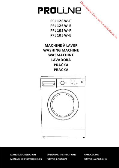 Proline logic lave linge
