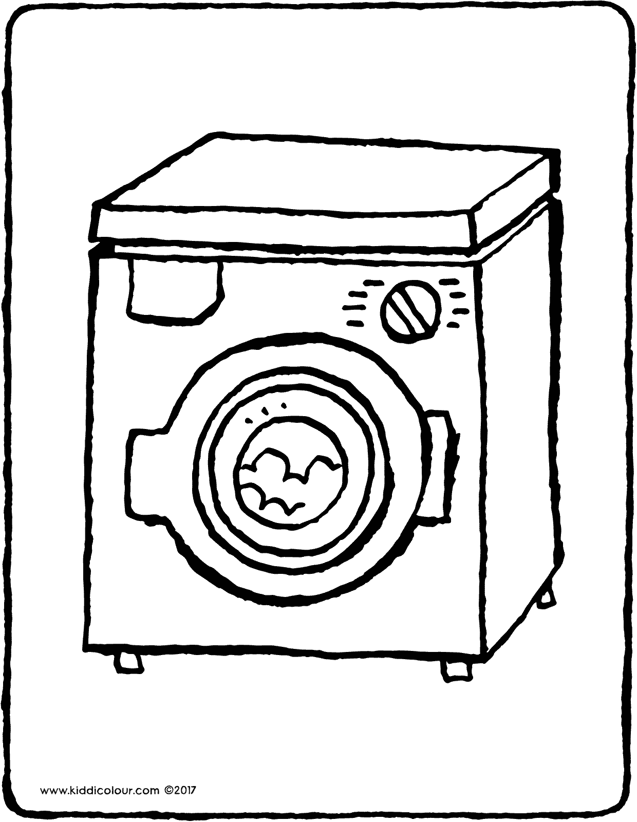 Dessin lave linge