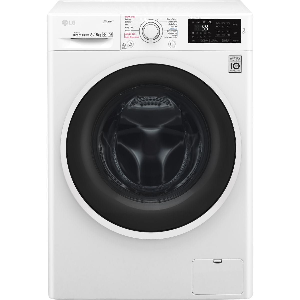 Lave linge sechant moteur induction