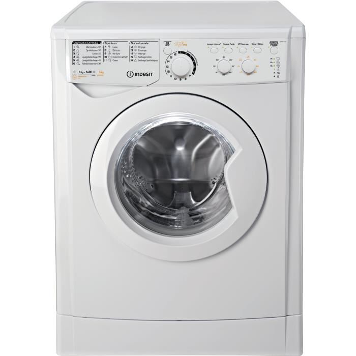 Lave linge sechante indesit