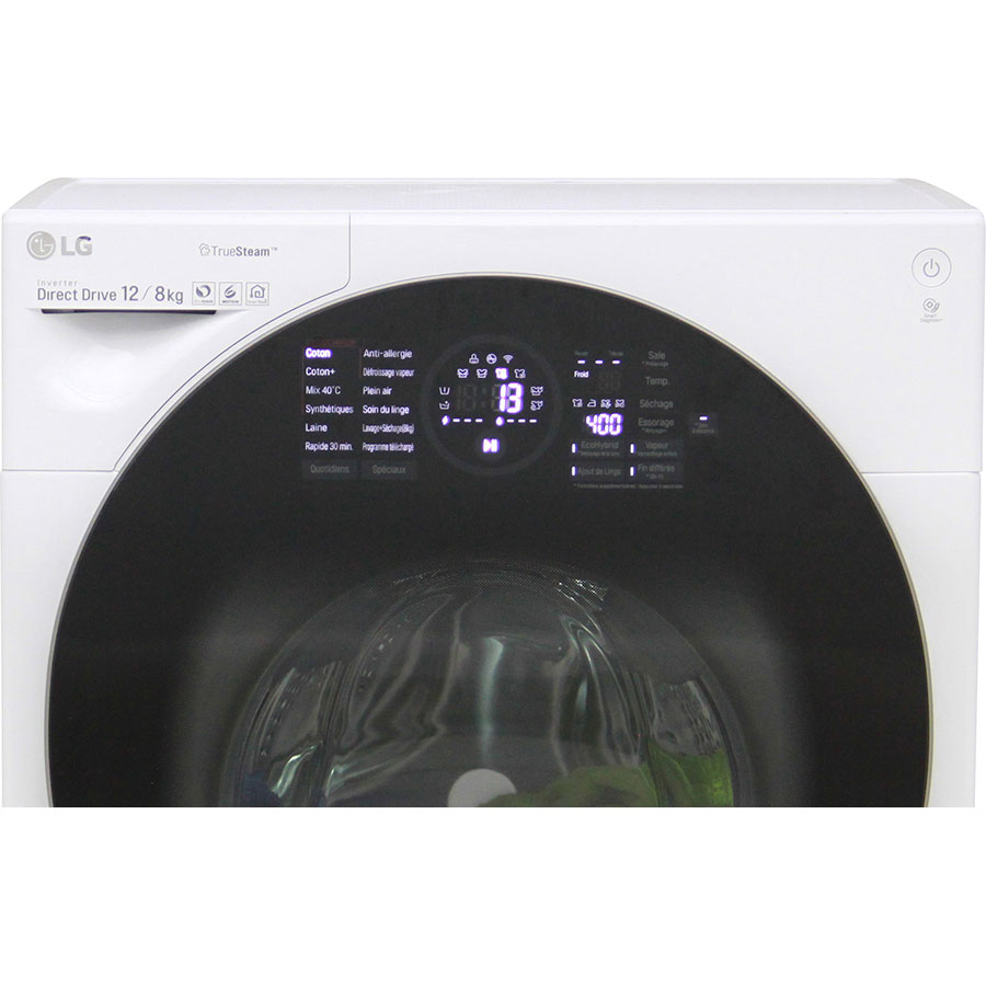 Lave linge séchant hublot lg f742j71wrs